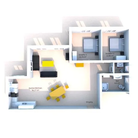 Gorxheimertal 92Qm Allergikerfreundlich 2 Schlafzimmer 2 Wc Terrasse Zewnętrze zdjęcie